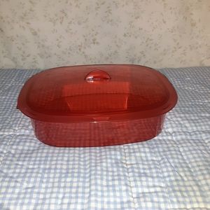 Tupperware Servi Crystalware Oval Container